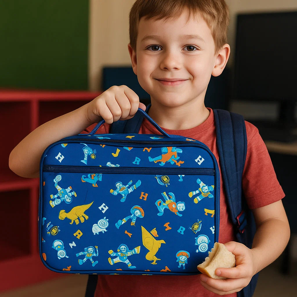 STS Bags Children’s Lunch Box School Bag | Tiffin Carry Bag | Leak-Proof Lightweight & Fun Cartoon Print